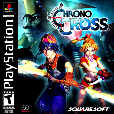 Front cover for Chrono Cross on the Sony PlayStation.
