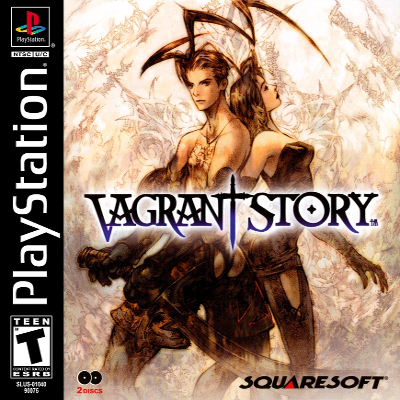 Front cover for Vagrant Story for the Sony PlayStation.