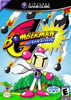 Front cover for Bomberman Generation for the Nintendo Gamecube.