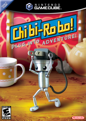 Front cover for Chibi-Robo for the Nintendo Gamecube.