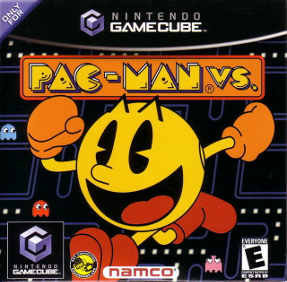 Front cover for Pac-Man Vs. for the Nintendo Gamecube.