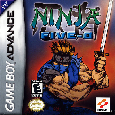 Front cover for Ninja Five-O on the Game Boy Advance.
