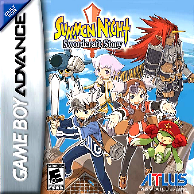 Front cover for Summon Night: Swordcraft Story on the Game Boy Advance.