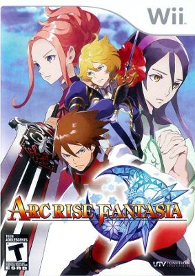 Front cover for Arc Rise Fantasia on the Nintendo Wii.