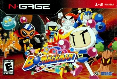 Front cover for Bomberman on the Nokia N-Gage.