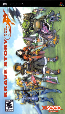 Front cover for Brave Story: New Traveler for the Sony PSP.