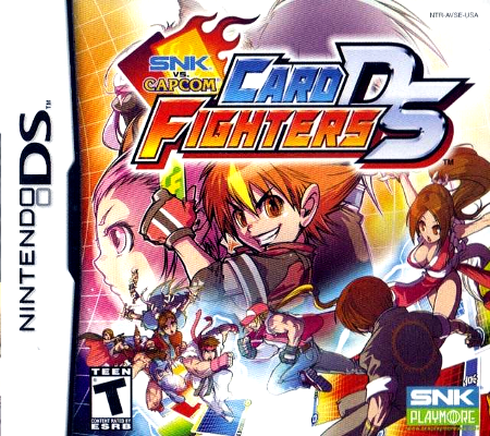 Front cover for SNK Vs. Capcom: Card Fighters DS on the Nintendo DS.