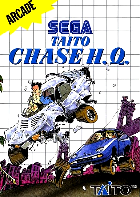 Front cover for Chase H.Q. on the Sega Master System.