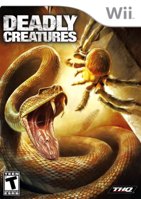 Front cover for Deadly Creatures for the Nintendo Wii.