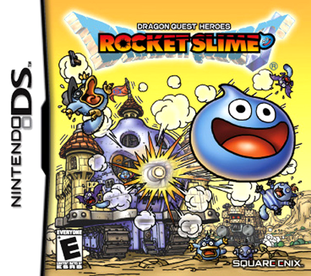 Front cover for Dragon Quest Heroes: Rocket Slime for the Nintendo DS.