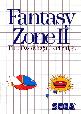 Front cover for Fantasy Zone II on the Sega Master System.
