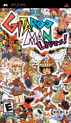 Front cover for Gitaroo Man Lives for the Sony PSP.