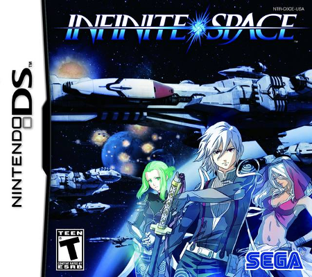 Front cover for Infinite Space on the Nintendo DS.
