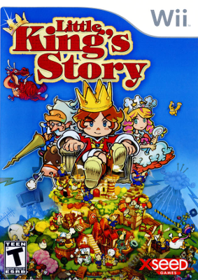 Front cover for Little King's Story on the Nintendo Wii.