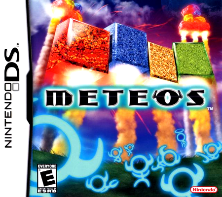 Front cover for Meteos on the Nintendo DS.