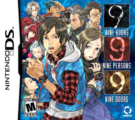 Front cover for Nine Hours, Nine Persons, Nine Doors on the Nintendo DS.