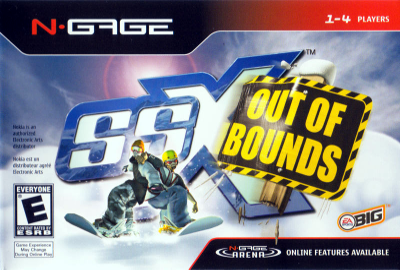 Front cover for SSX: Out of Bounds for the Nokia N-Gage.