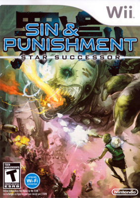 Front cover for Sin & Punishment: Star Successor for the Nintendo Wii.
