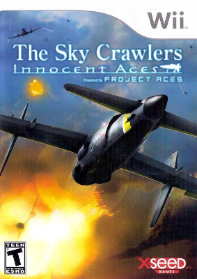 Front cover for The Sky Crawlers: Innocent Aces on the Nintendo Wii.