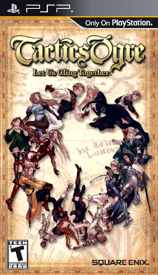 Front cover for Tactics Ogre: Let Us Cling Together on the Sony PSP.