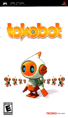 Front cover for Tokobot on the Sony PSP.