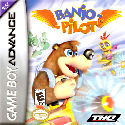 Front cover for Banjo Pilot for the Game Boy Advance.