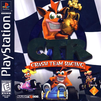 Front cover for Crash Team Racing on the Sony PlayStation.