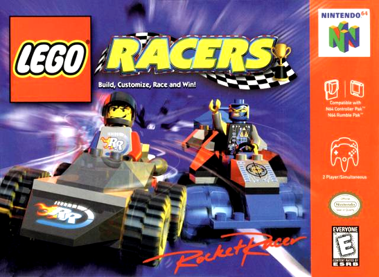 Front cover for Lego Racers for the Nintendo 64.