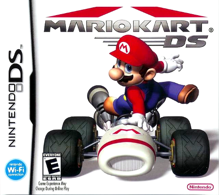 Front cover for Mario Kart DS on the Nintendo DS.
