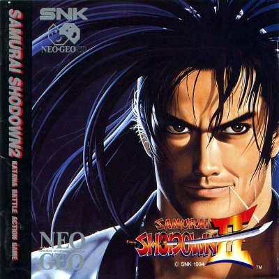 Front cover for Samurai Shodown II on the Neo Geo CD.