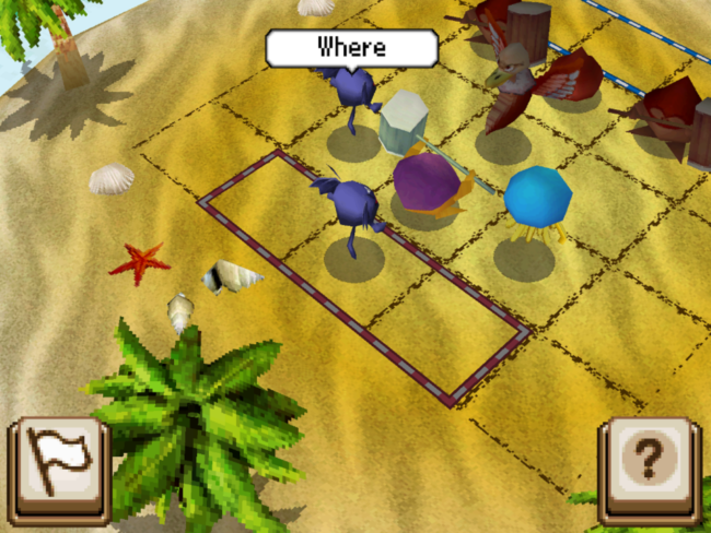 A battlefield where the player is being asked to move one of the Drakkie characters.