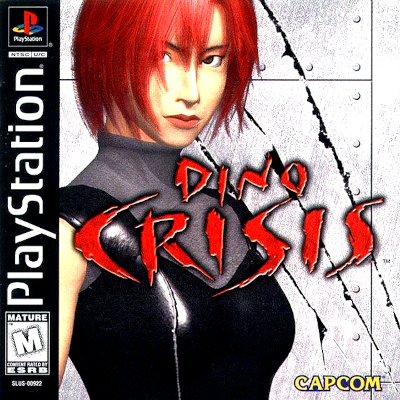 Front cover for Dino Crisis on the Sony PlayStation.