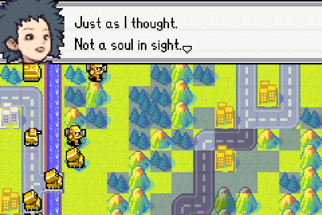 A typical dialogue sequence before battle.
