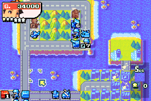 The map displayed during the player's turn in the War Room.
