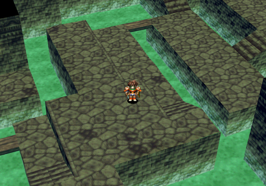 Exploring the catacombs as Symbios.