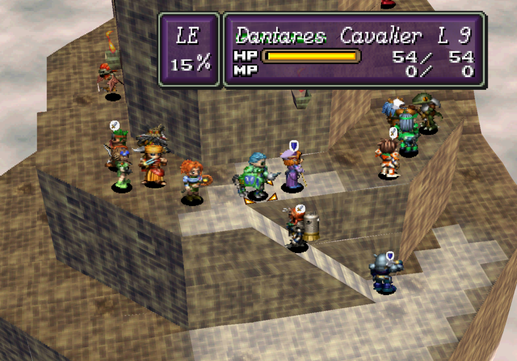 A battlefield that takes place across a winding tower.