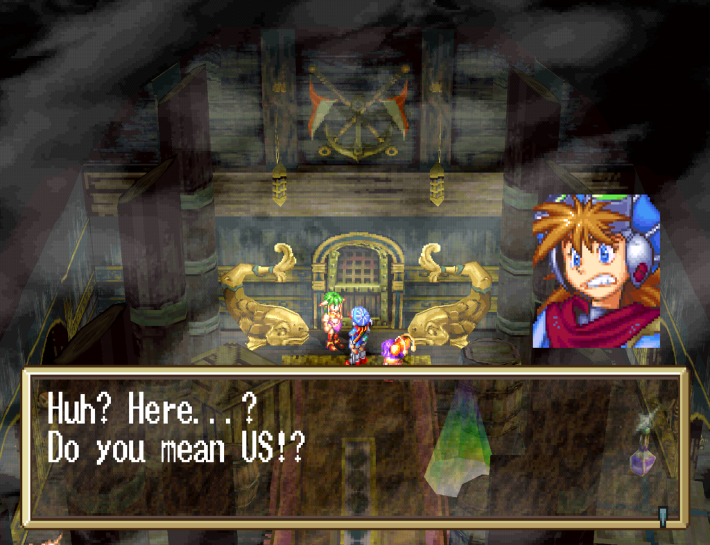 The party interacts on a haunted ghost ship dungeon.