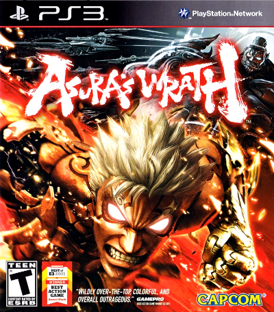 Front cover for Asura's Wrath for Sony PlayStation 3.