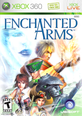 Front cover for Enchanted Arms on Xbox 360.