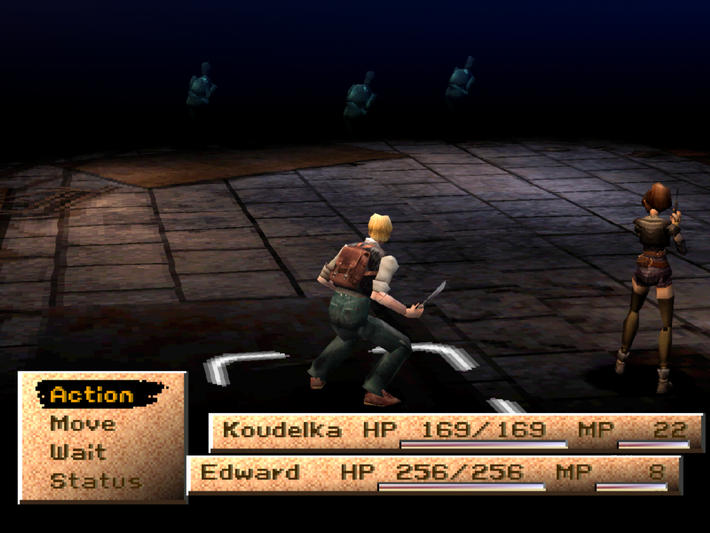 Edward's turn during a battle sequence.