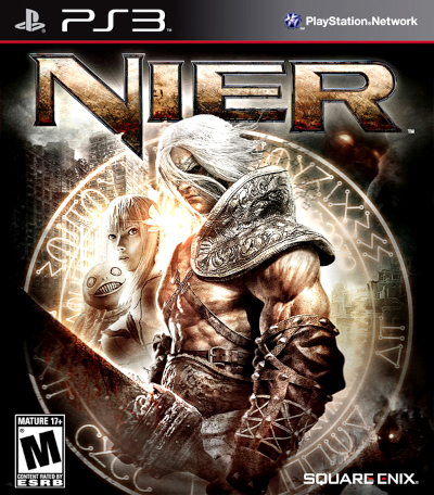 Front cover for Nier on the Sony PlayStation 3.