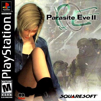 Front cover for Parasite Eve II on the Sony PlayStation.