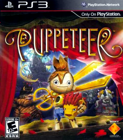 Front cover for Puppeteer for the Sony PlayStation 3.