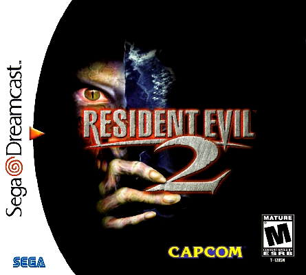 Front cover for Resident Evil 2 on the Sega Dreamcast.