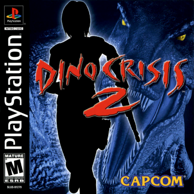Front cover for Dino Crisis 2 on the Sony PlayStation.