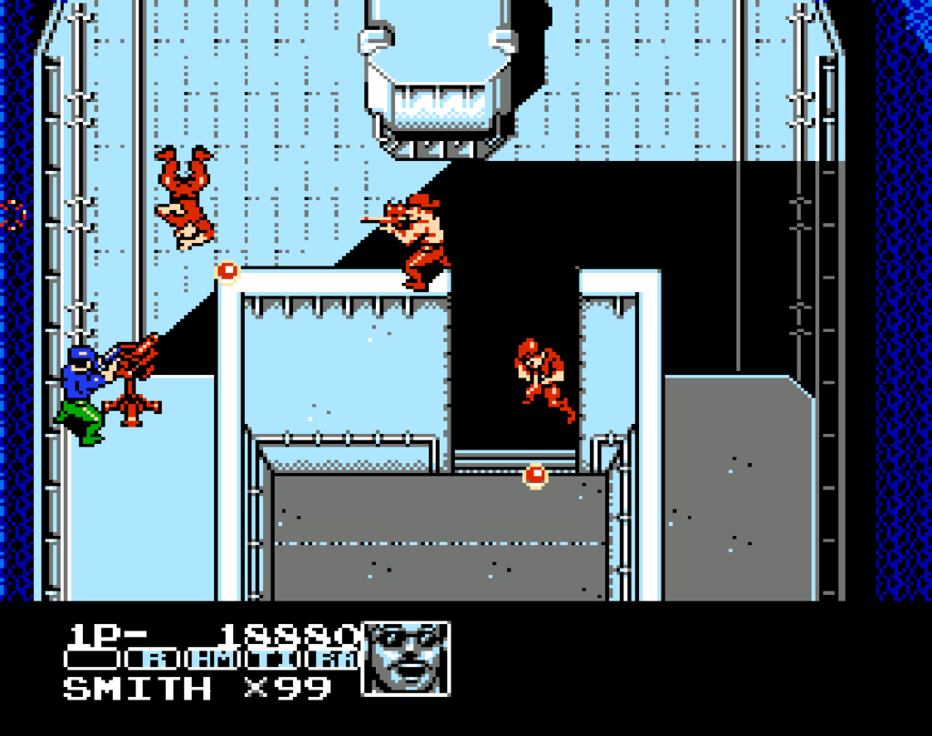 The first overhead stage in the game.