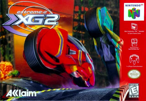 Front cover for Extreme-G 2 on the Nintendo 64.