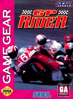 Front cover for GP Rider on the Sega Game Gear.