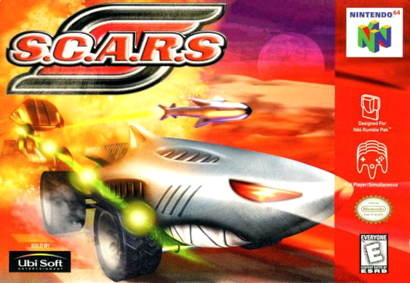 Front cover for S.C.A.R.S. on the Nintendo 64.