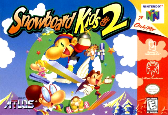 Front cover for Snowboard Kids 2 on the Nintendo 64.